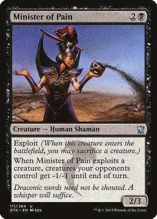 Minister of Pain [Dragons of Tarkir] - Destination Retro