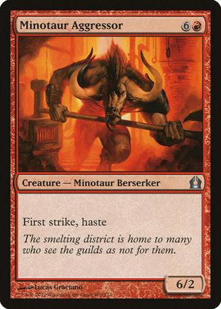 Minotaur Aggressor [Return to Ravnica] - Destination Retro