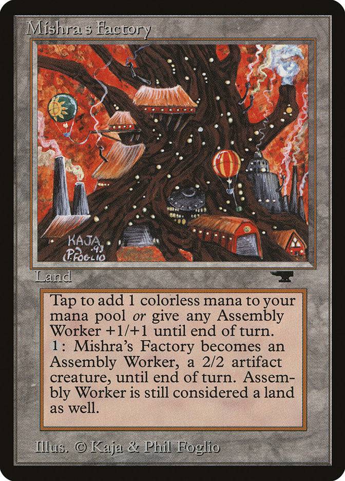 Mishra's Factory (Orange Background) [Antiquities] - Destination Retro