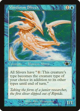 Mistform Sliver [Legions] - Destination Retro