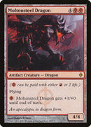 Moltensteel Dragon [New Phyrexia] - Destination Retro