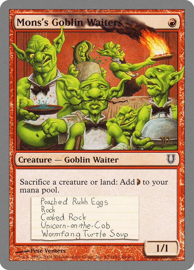 Mons's Goblin Waiters [Unhinged] - Destination Retro