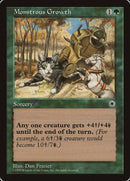 Monstrous Growth (No Flavor Text) [Portal] - Destination Retro