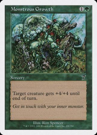 Monstrous Growth [Seventh Edition] - Destination Retro