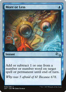 More or Less [Unstable] - Destination Retro