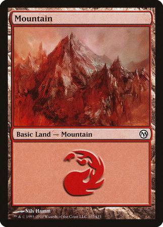 Mountain (107) [Duels of the Planeswalkers] - Destination Retro