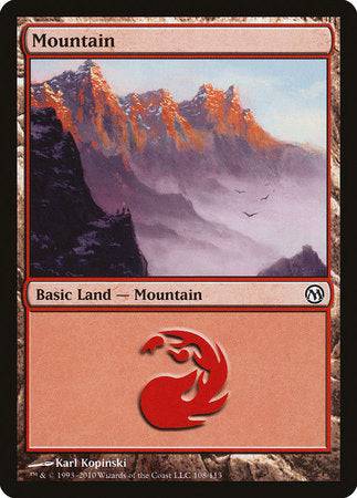 Mountain (108) [Duels of the Planeswalkers] - Destination Retro