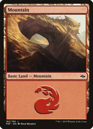 Mountain (182) [Fate Reforged] - Destination Retro