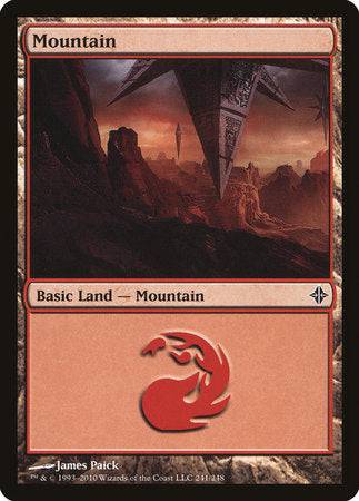 Mountain (241) [Rise of the Eldrazi] - Destination Retro
