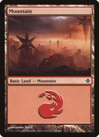 Mountain (242) [Rise of the Eldrazi] - Destination Retro