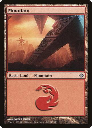 Mountain (243) [Rise of the Eldrazi] - Destination Retro