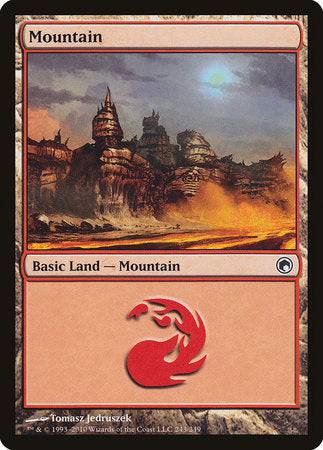 Mountain (243) [Scars of Mirrodin] - Destination Retro