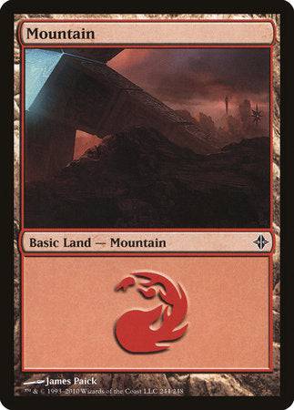 Mountain (244) [Rise of the Eldrazi] - Destination Retro