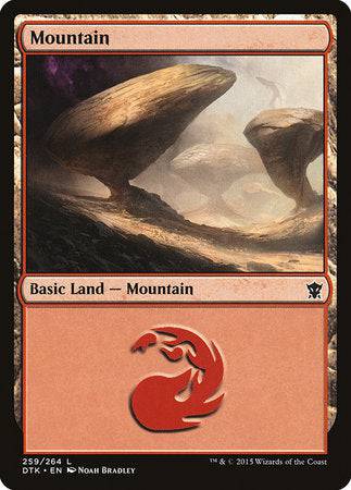 Mountain (259) [Dragons of Tarkir] - Destination Retro