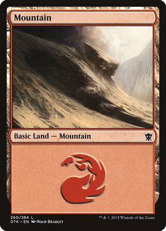 Mountain (260) [Dragons of Tarkir] - Destination Retro