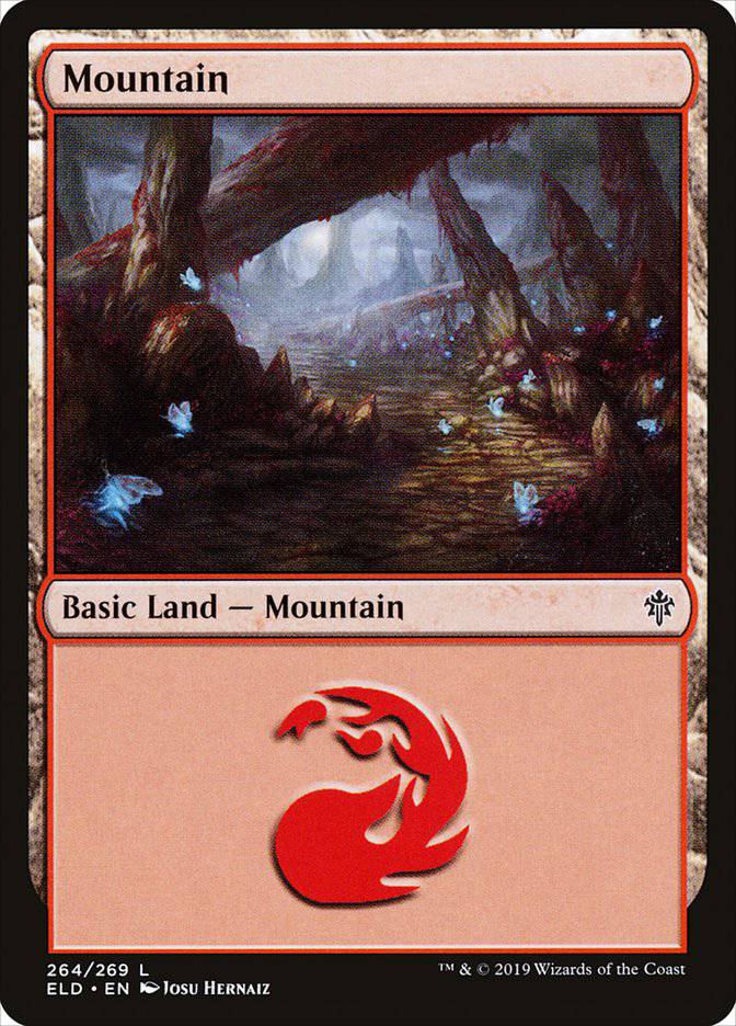Mountain (264) [Throne of Eldraine] - Destination Retro
