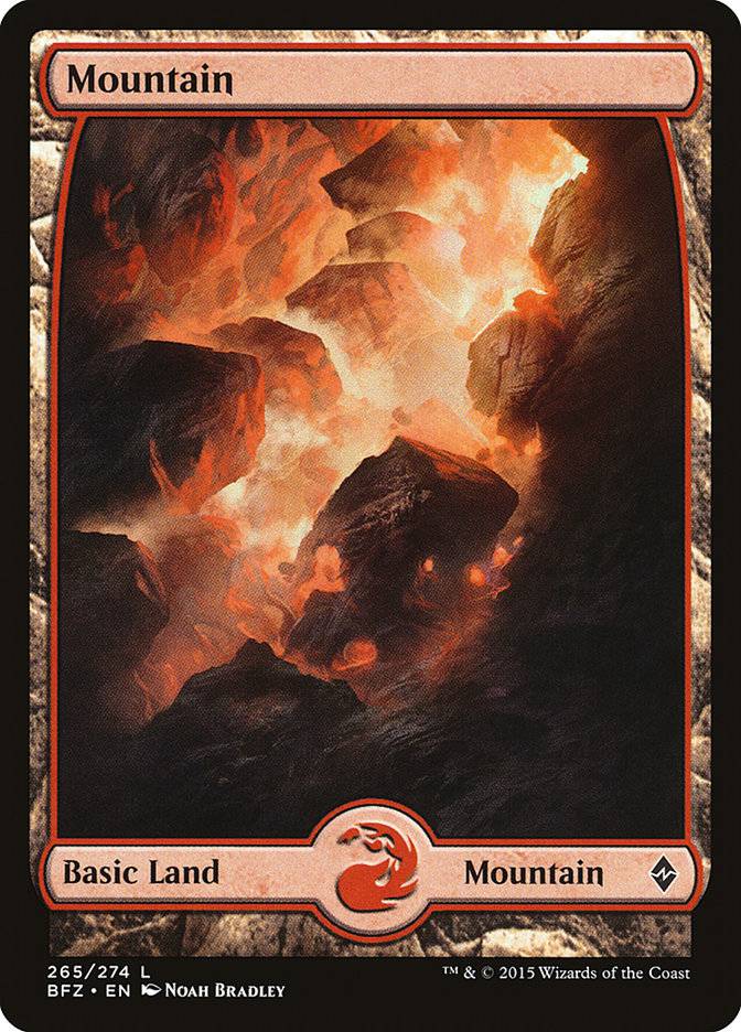 Mountain (265) [Battle for Zendikar] - Destination Retro