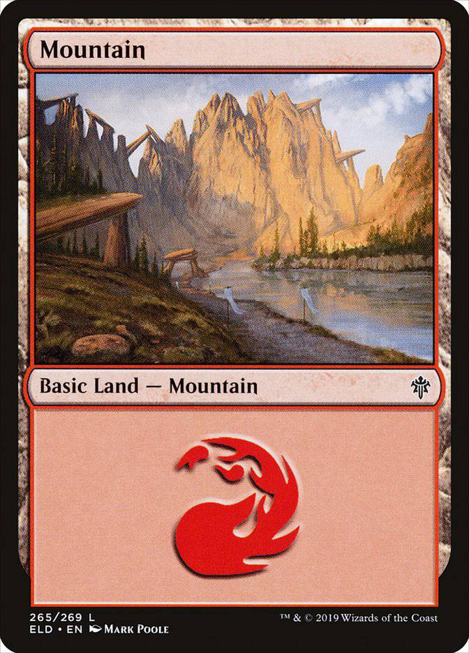 Mountain (265) [Throne of Eldraine] - Destination Retro