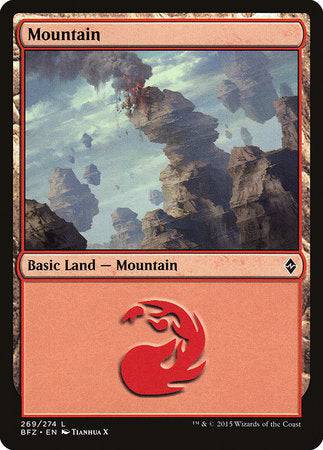 Mountain (269) [Battle for Zendikar] - Destination Retro