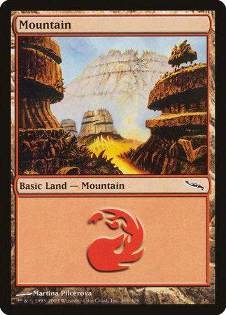 Mountain (301) [Mirrodin] - Destination Retro