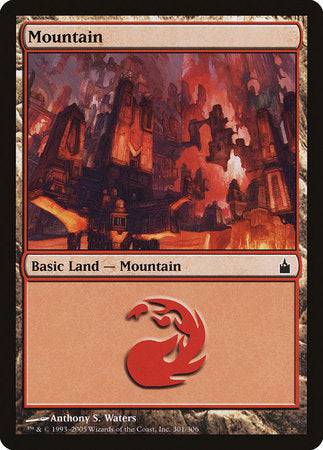 Mountain (301) [Ravnica: City of Guilds] - Destination Retro