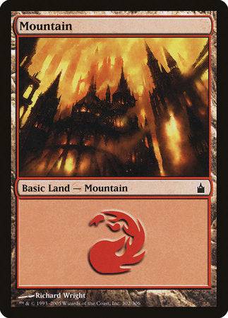 Mountain (302) [Ravnica: City of Guilds] - Destination Retro