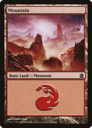 Mountain (311) [Commander 2011] - Destination Retro