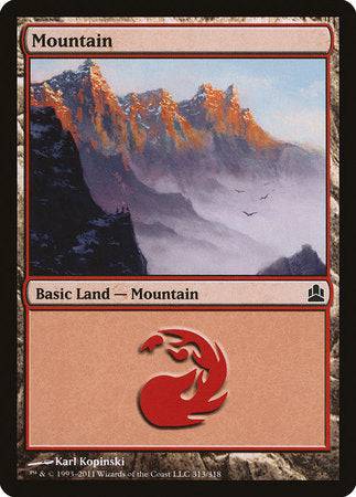 Mountain (313) [Commander 2011] - Destination Retro