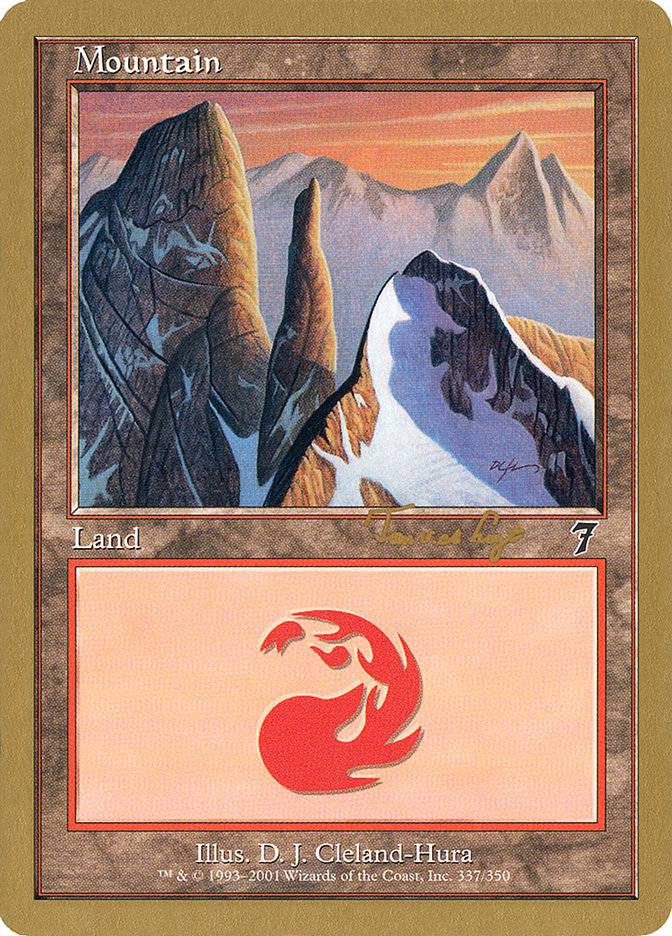 Mountain (337) (Tom van de Logt) [World Championship Decks 2001] - Destination Retro