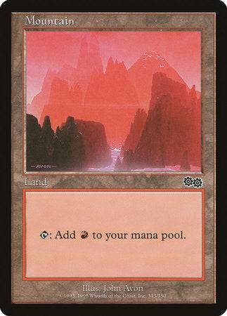 Mountain (343) [Urza's Saga] - Destination Retro