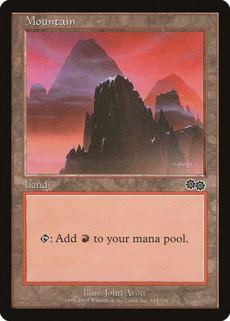 Mountain (344) [Urza's Saga] - Destination Retro