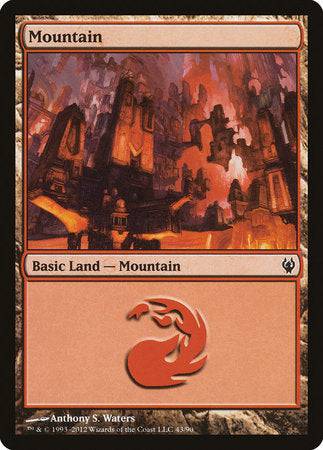 Mountain (43) [Duel Decks: Izzet vs. Golgari] - Destination Retro