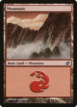 Mountain (59) [Duel Decks: Jace vs. Chandra] - Destination Retro