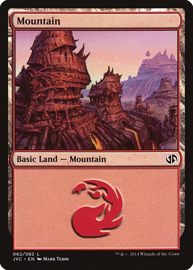 Mountain (62) [Duel Decks Anthology] - Destination Retro