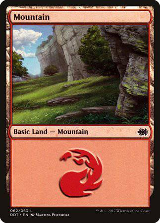 Mountain (62) [Duel Decks: Merfolk vs. Goblins] - Destination Retro