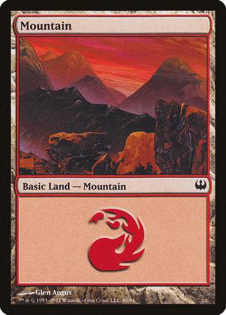 Mountain (80) [Duel Decks: Knights vs. Dragons] - Destination Retro