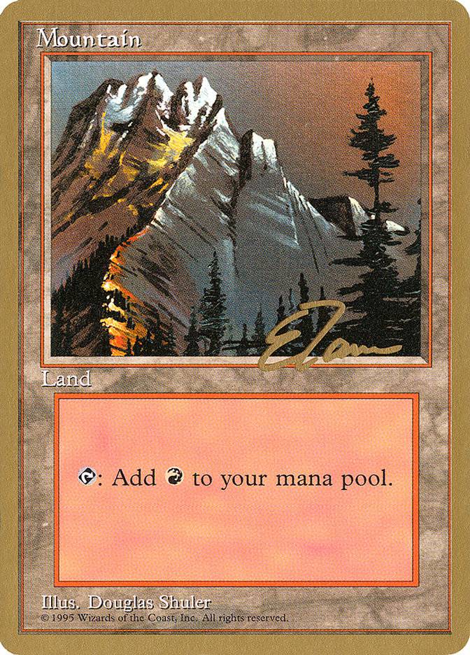 Mountain (et373) (Eric Tam) [Pro Tour Collector Set] - Destination Retro