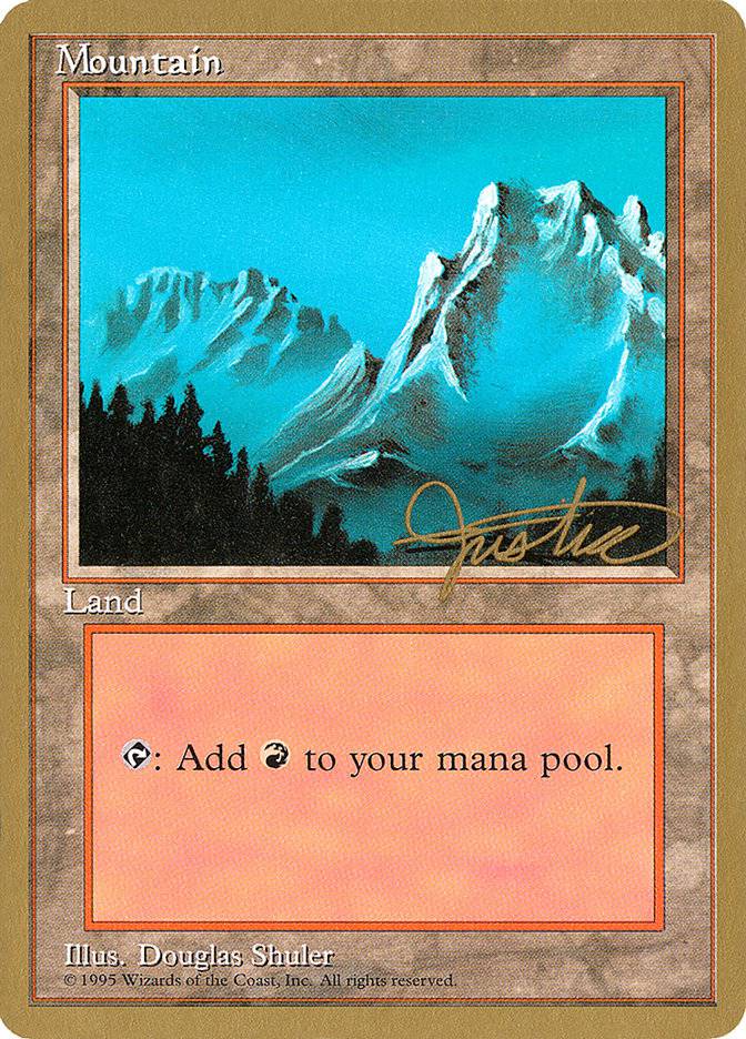 Mountain (mj374) (Mark Justice) [Pro Tour Collector Set] - Destination Retro