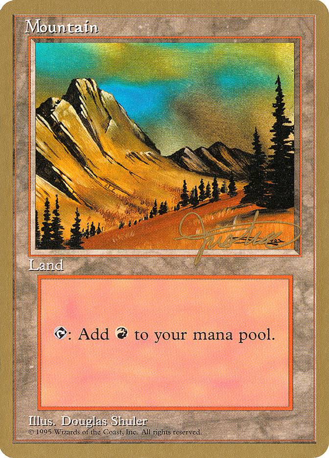 Mountain (mj375) (Mark Justice) [Pro Tour Collector Set] - Destination Retro