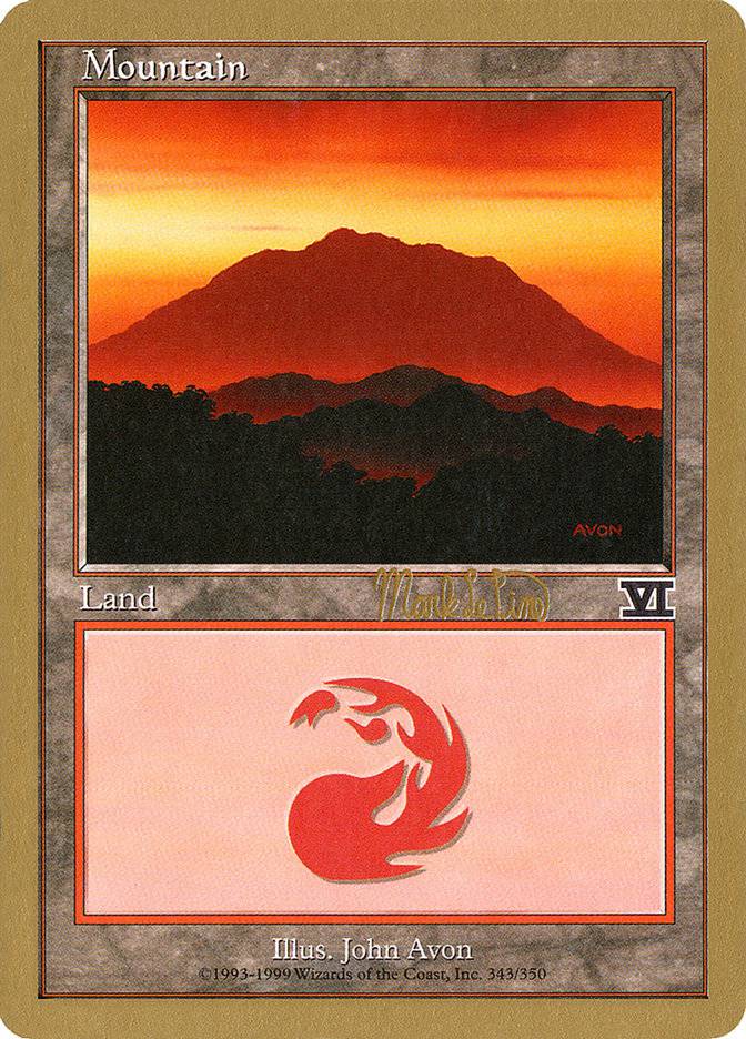 Mountain (mlp346a) (Mark Le Pine) [World Championship Decks 1999] - Destination Retro