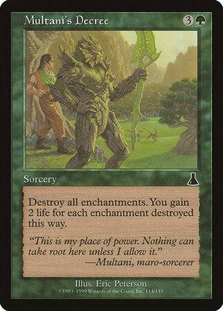 Multani's Decree [Urza's Destiny] - Destination Retro
