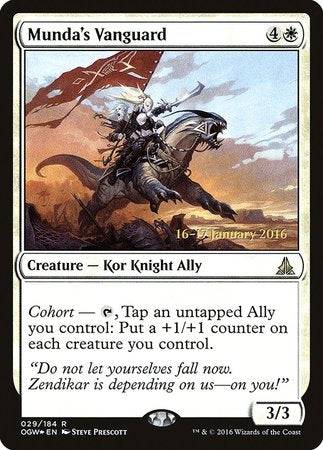 Munda's Vanguard [Oath of the Gatewatch Promos] - Destination Retro