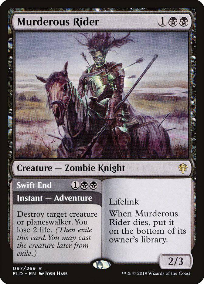 Murderous Rider // Swift End [Throne of Eldraine] - Destination Retro