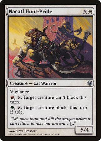Nacatl Hunt-Pride [Duel Decks: Ajani vs. Nicol Bolas] - Destination Retro