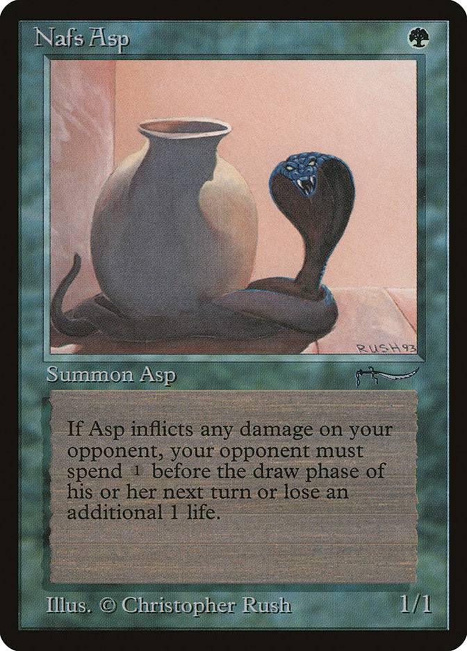 Nafs Asp (Dark Mana Cost) [Arabian Nights] - Destination Retro