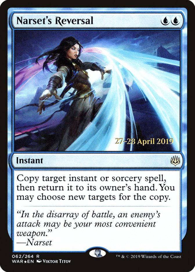 Narset's Reversal  [War of the Spark Prerelease Promos] - Destination Retro