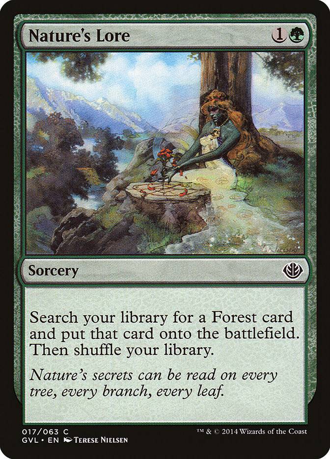 Nature's Lore (Garruk vs. Liliana) [Duel Decks Anthology] - Destination Retro