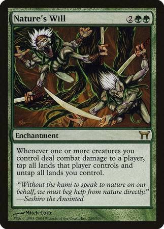 Nature's Will [Champions of Kamigawa] - Destination Retro