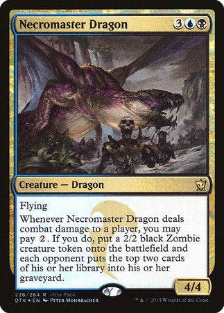 Necromaster Dragon [Dragons of Tarkir Promos] - Destination Retro