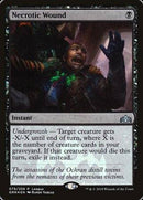Necrotic Wound [Guilds of Ravnica Promos] - Destination Retro